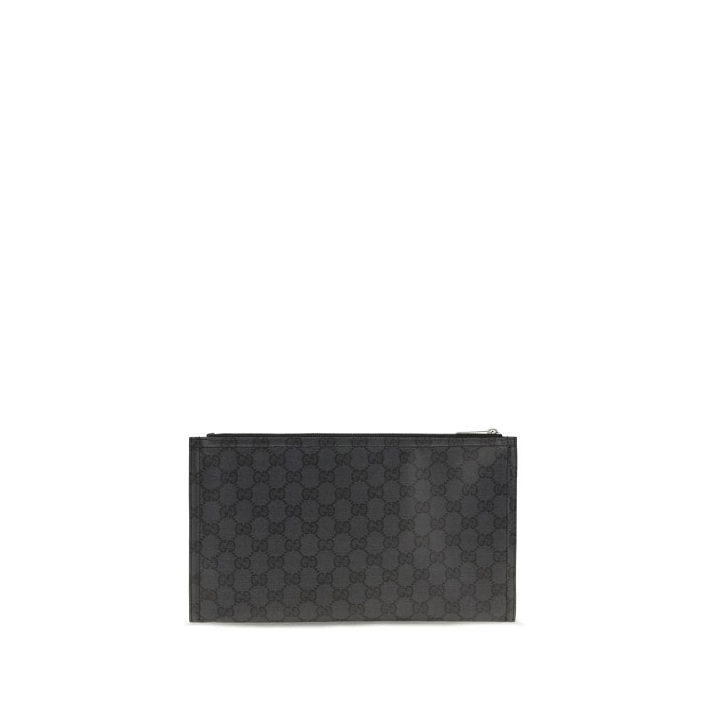 Gucci Black Fabric Clutch Bag - 2