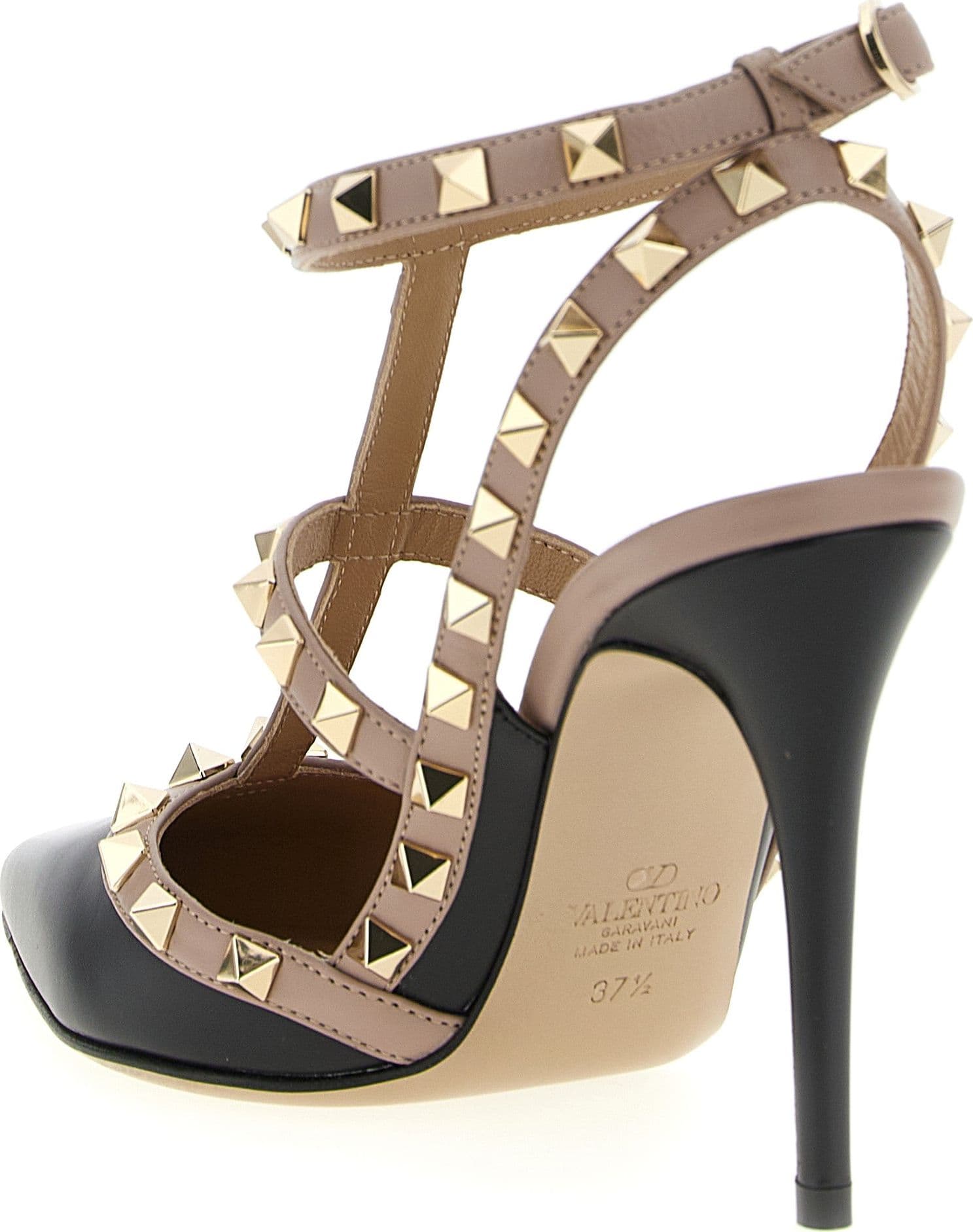 Valentino Garavani Black Lamb Leather High Heel Pumps - 3