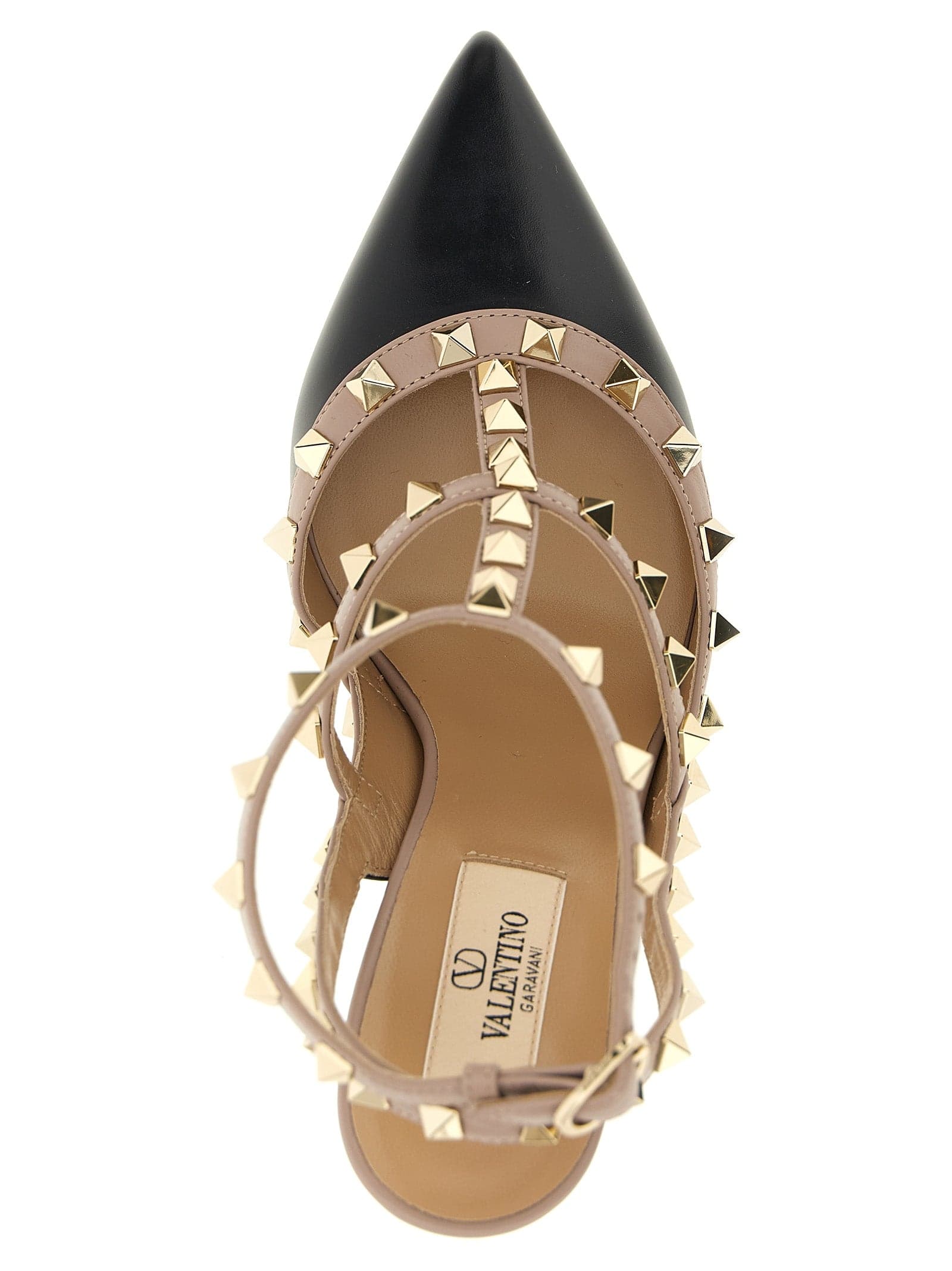 Valentino Garavani Black Lamb Leather High Heel Pumps - 4