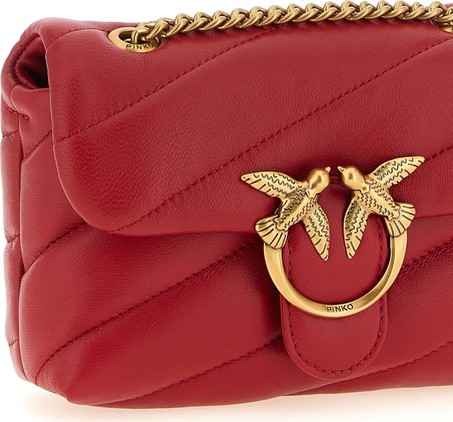 PINKO Multicolor Lamb Leather Crossbody Bag - 3