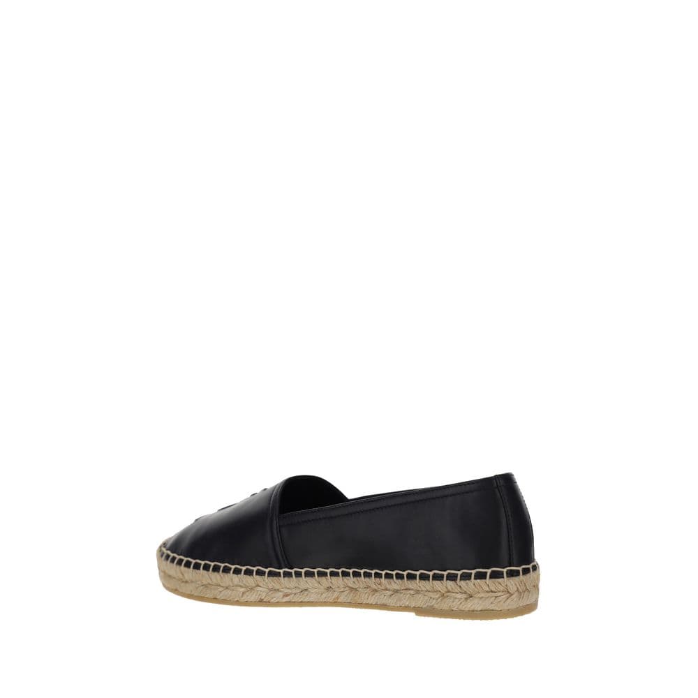 Saint Laurent Black Lamb Ovis Aries Aries Espadrilles - 3