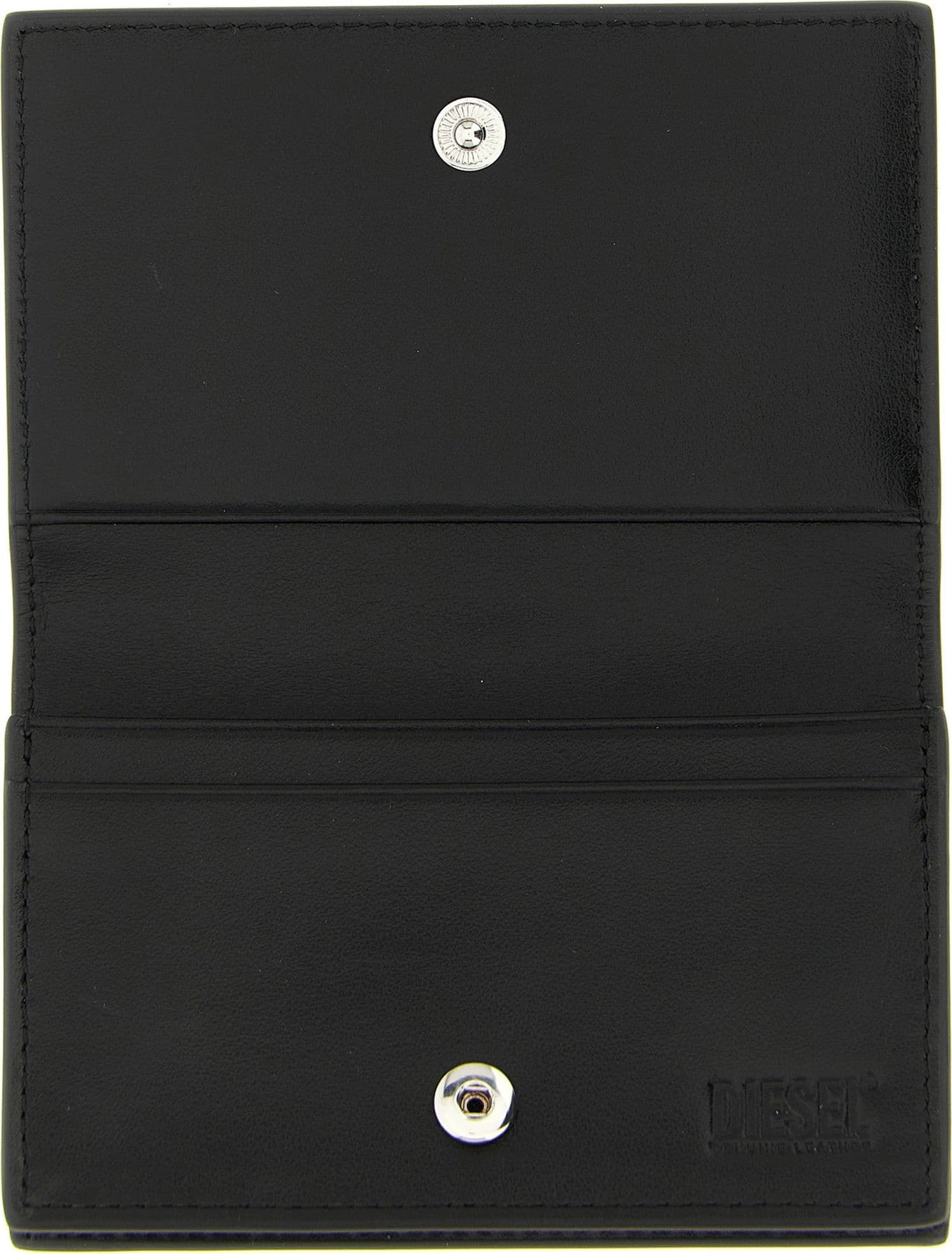 Diesel Black Leather Cardholder - 3