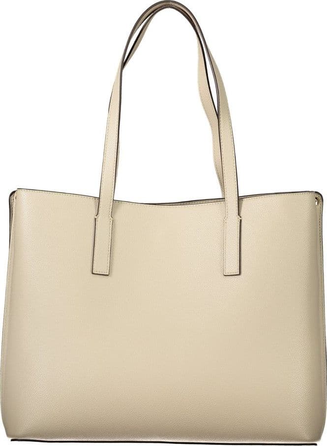 Guess Jeans Beige Polyurethane Women's Bag - 2