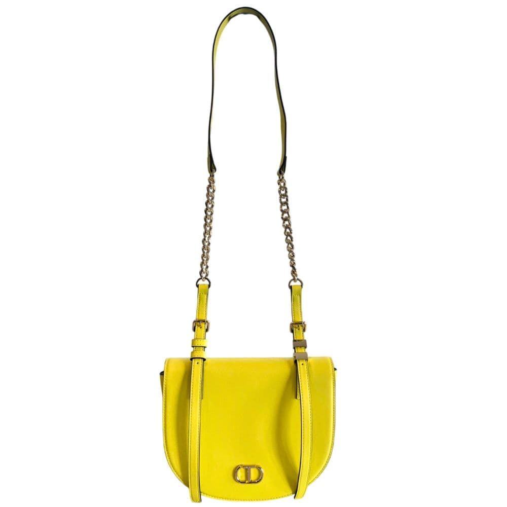 Twinset Yellow PU Women Crossbody Bag - 4