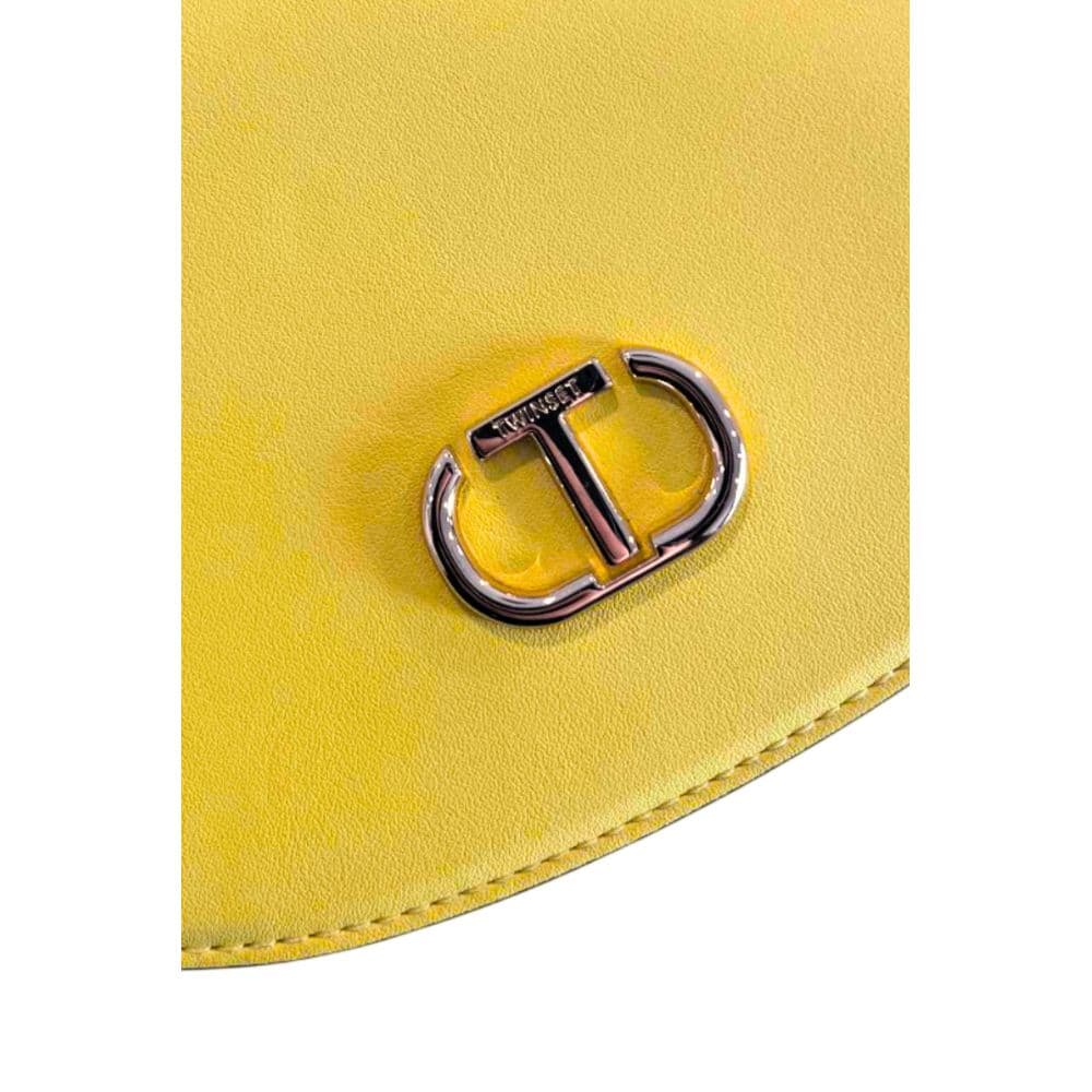 Twinset Yellow PU Women Crossbody Bag - 6