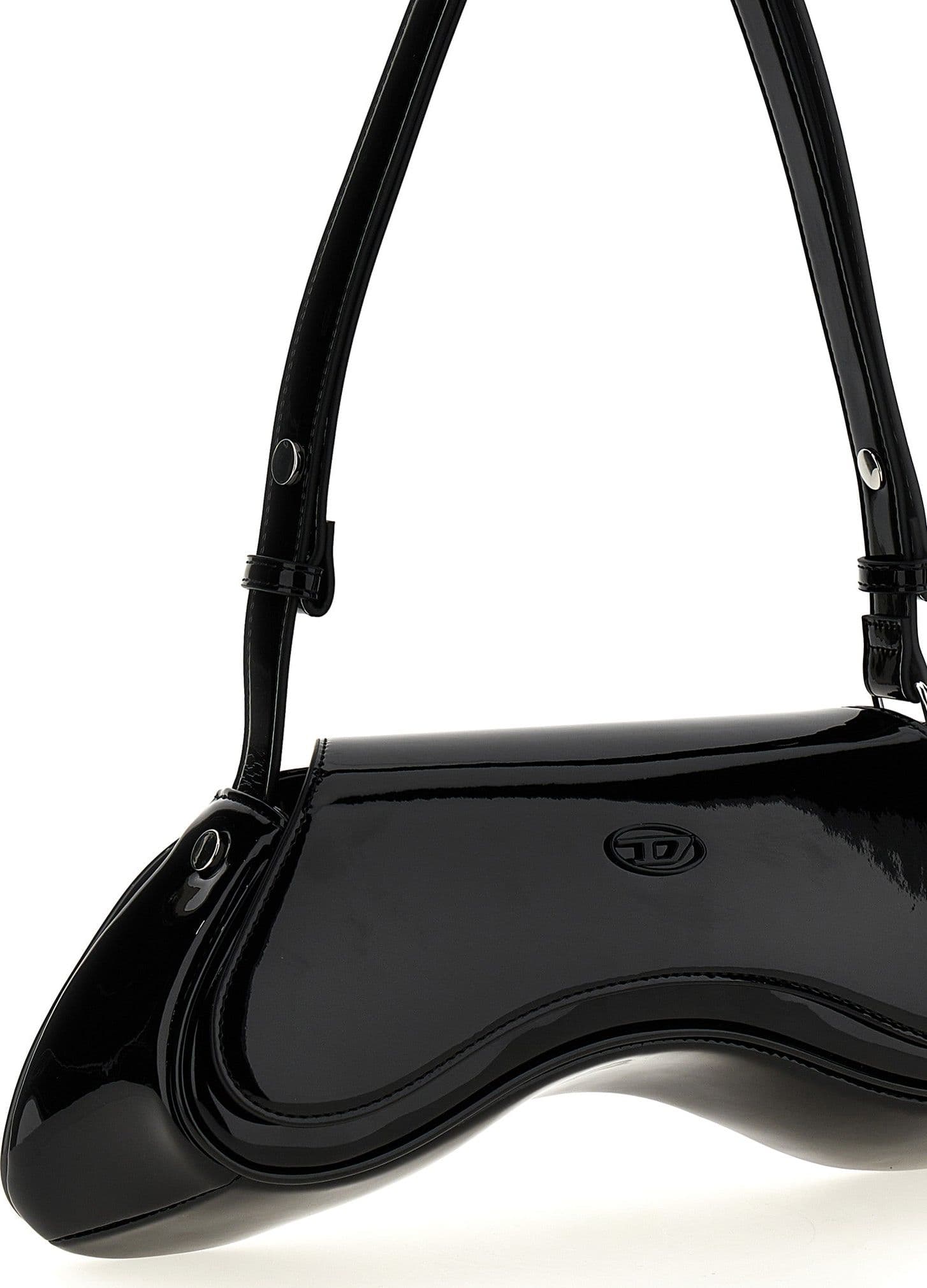Diesel Black Polyethylene Shoulder Bag - 3