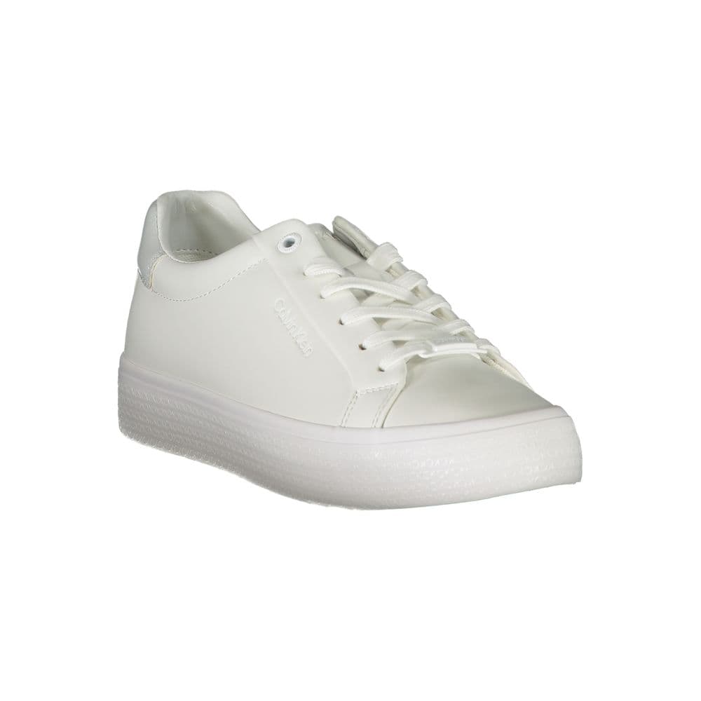 Calvin Klein Bianco Pelle Women Sneaker - 2