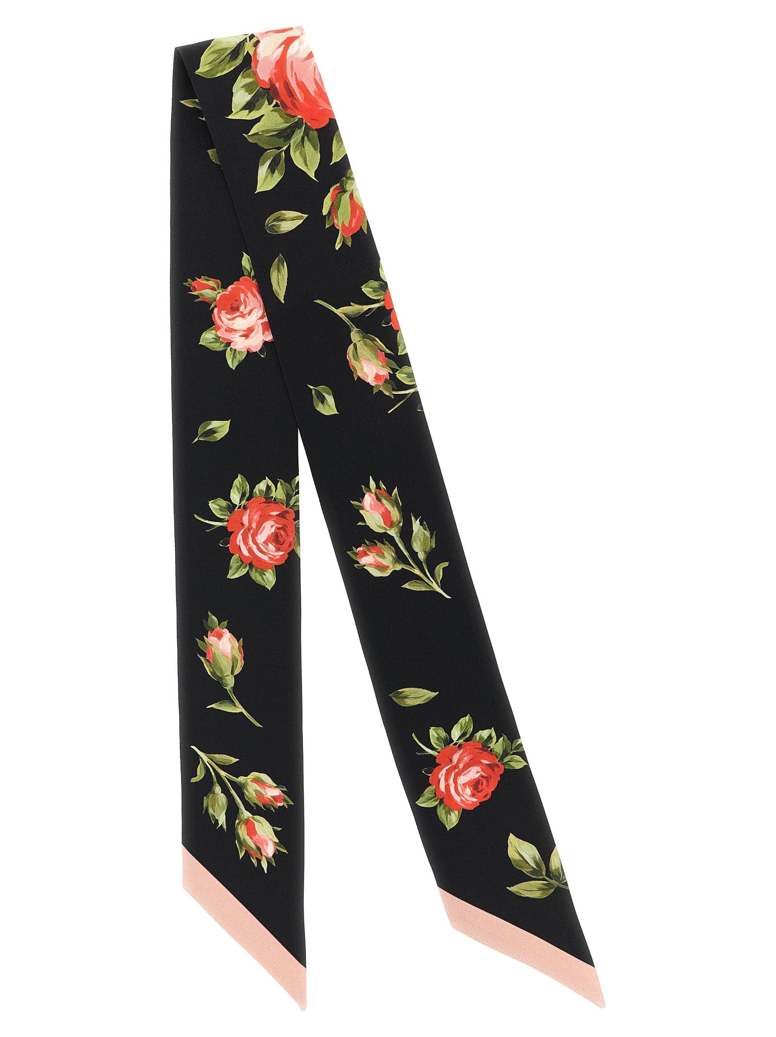 Dolce & Gabbana Black Silk Foulard - 2