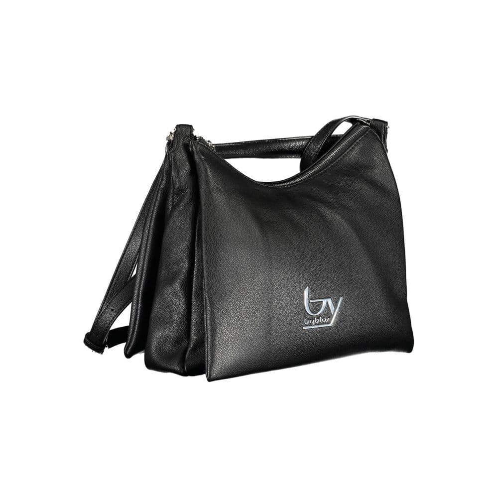 BYBLOS Black Polyurethane Women Handbag - 3