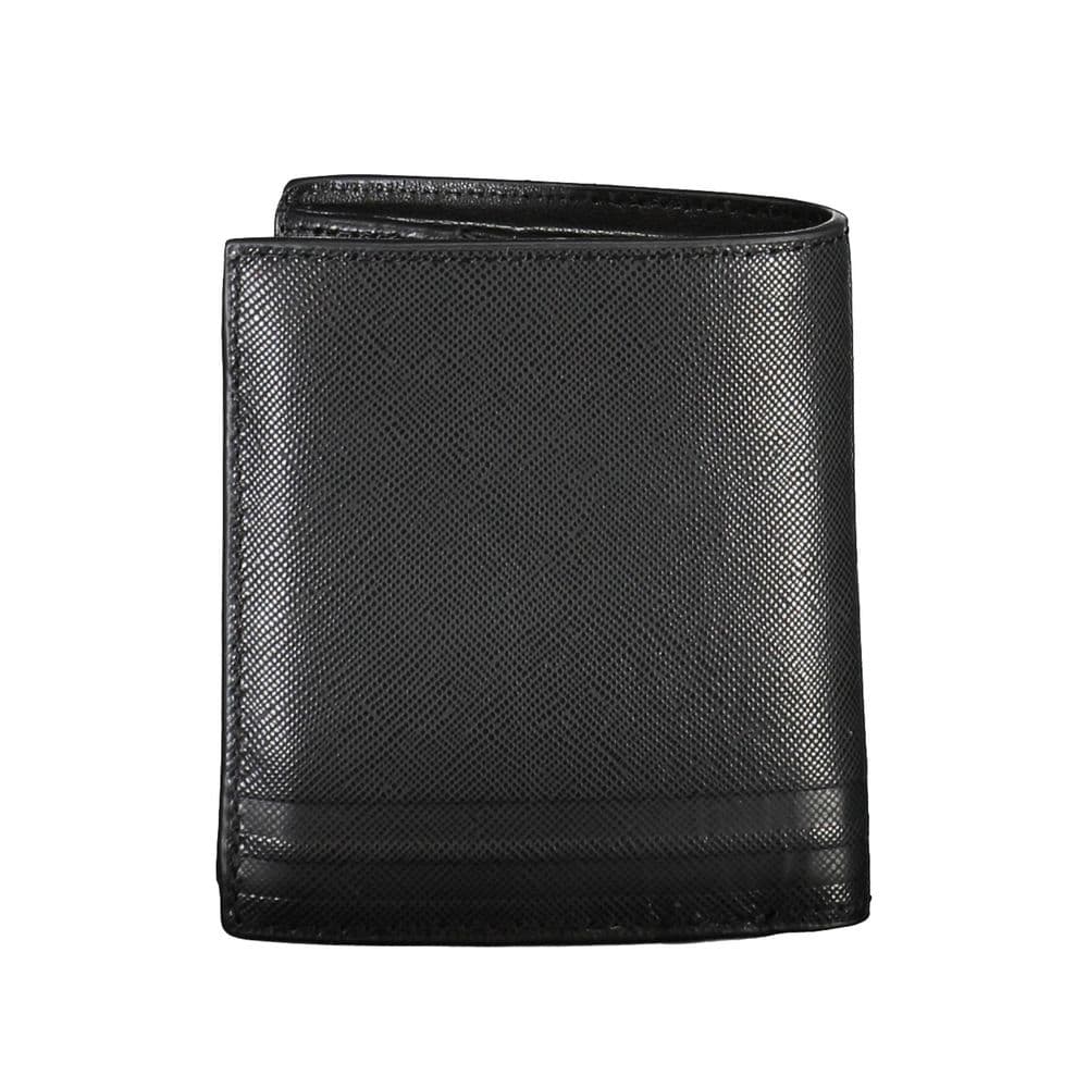 Tommy Hilfiger Black Leather Men Wallet - 2
