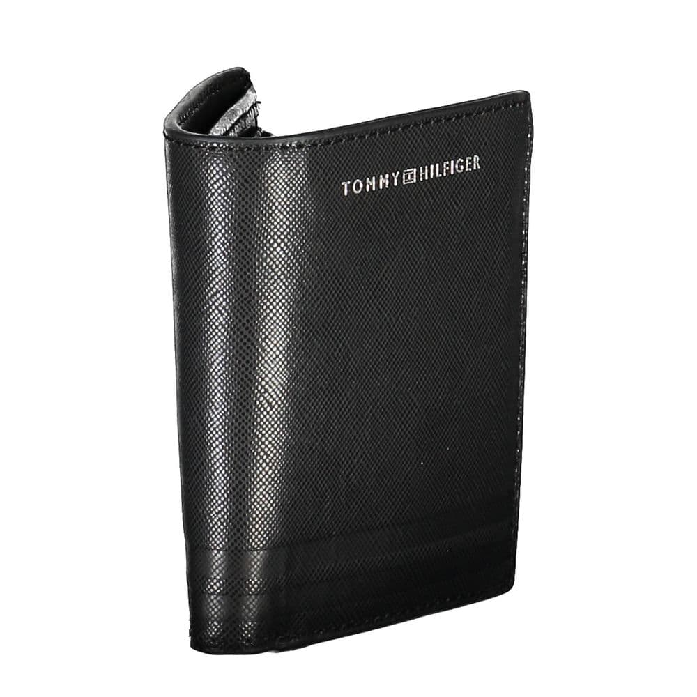 Tommy Hilfiger Black Leather Men Wallet - 3