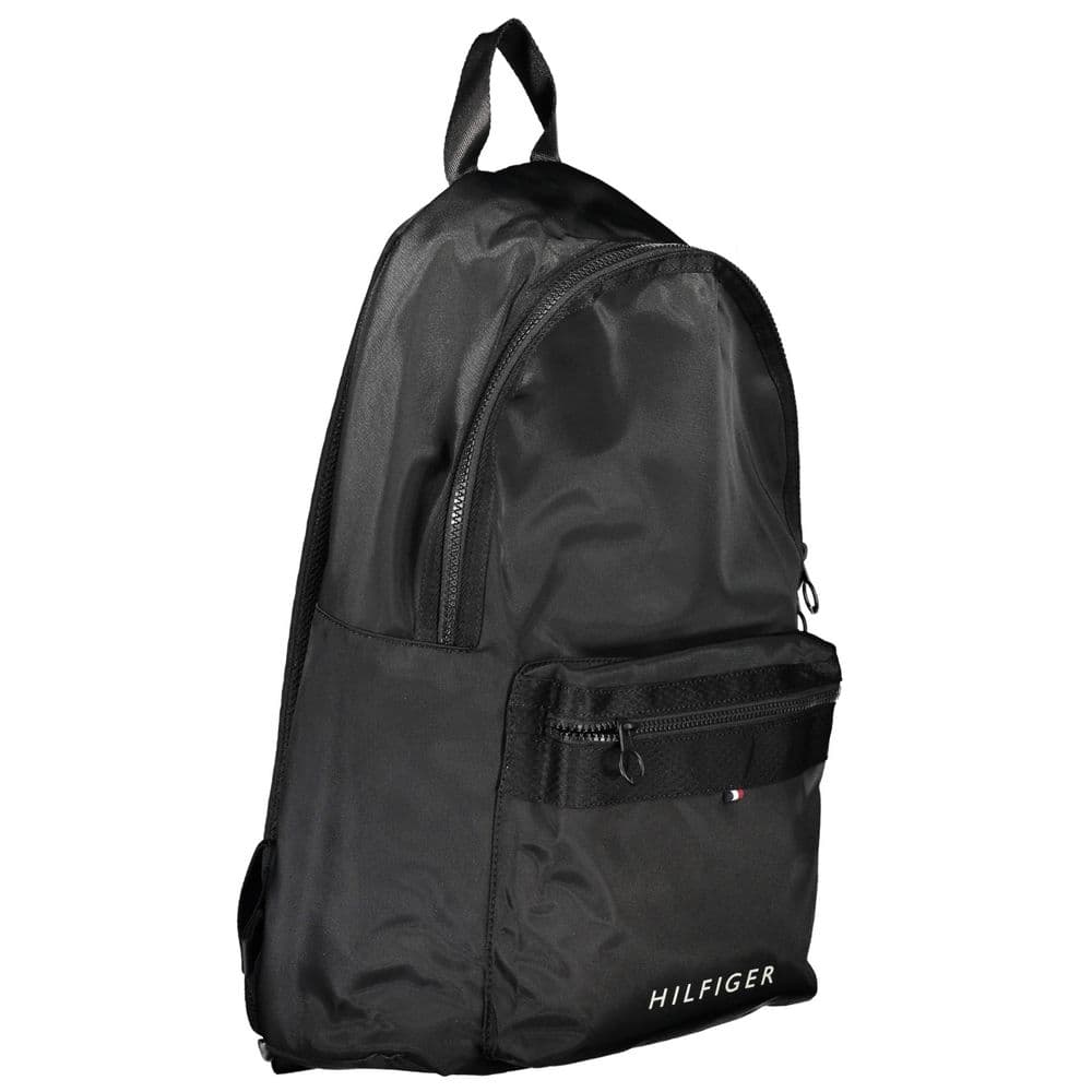 Tommy Hilfiger Black Polyester Men Backpack - 3
