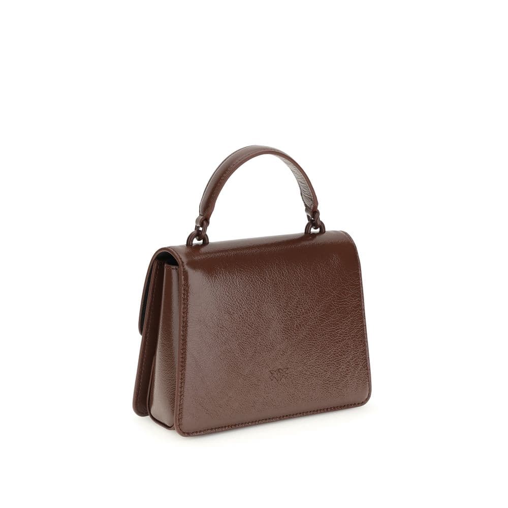 PINKO Brown Goatskin Handbag - 3