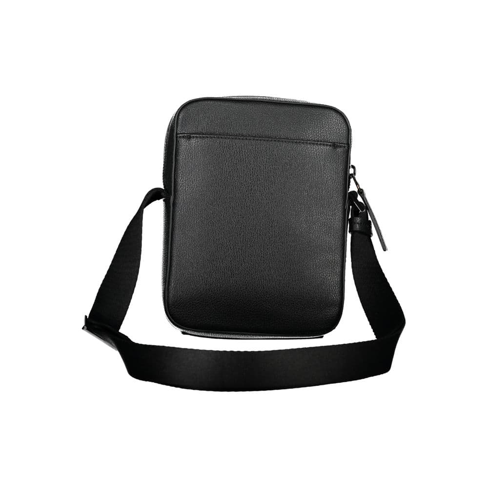 Calvin Klein Sleek Black Shoulder Bag with Logo Detail - 2
