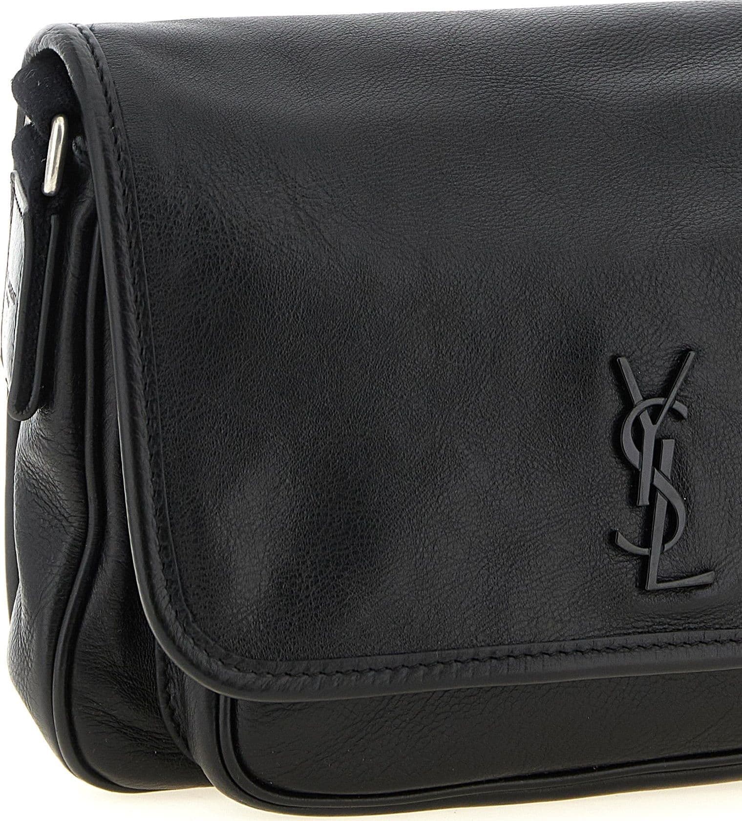 Saint Laurent Black Calfskin Crossbody Bag - 3