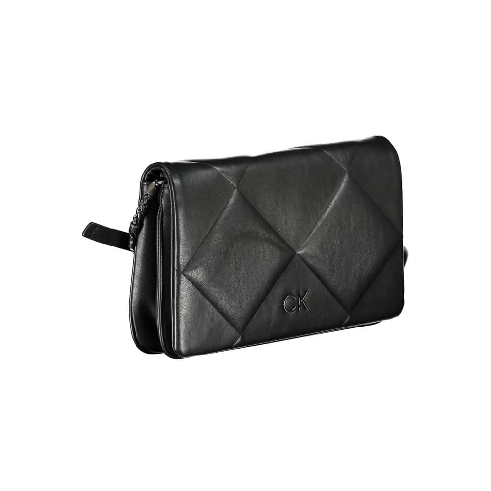 Calvin Klein Black Polyester Women Shoulder Bag - 3