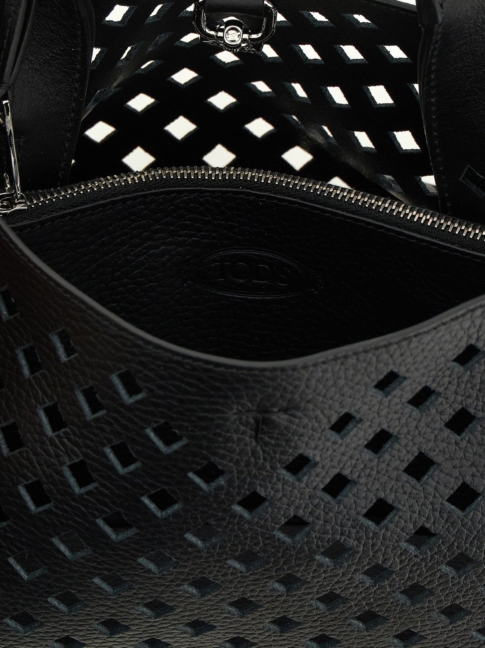 Tod's Black Calfskin Handbag - 4