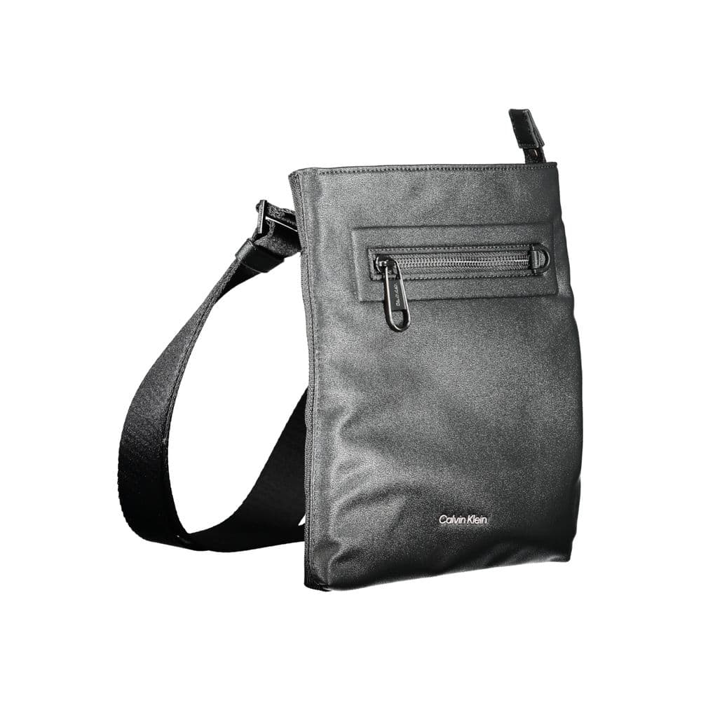 Calvin Klein Black Polyester Men's Shoulder Bag - 3
