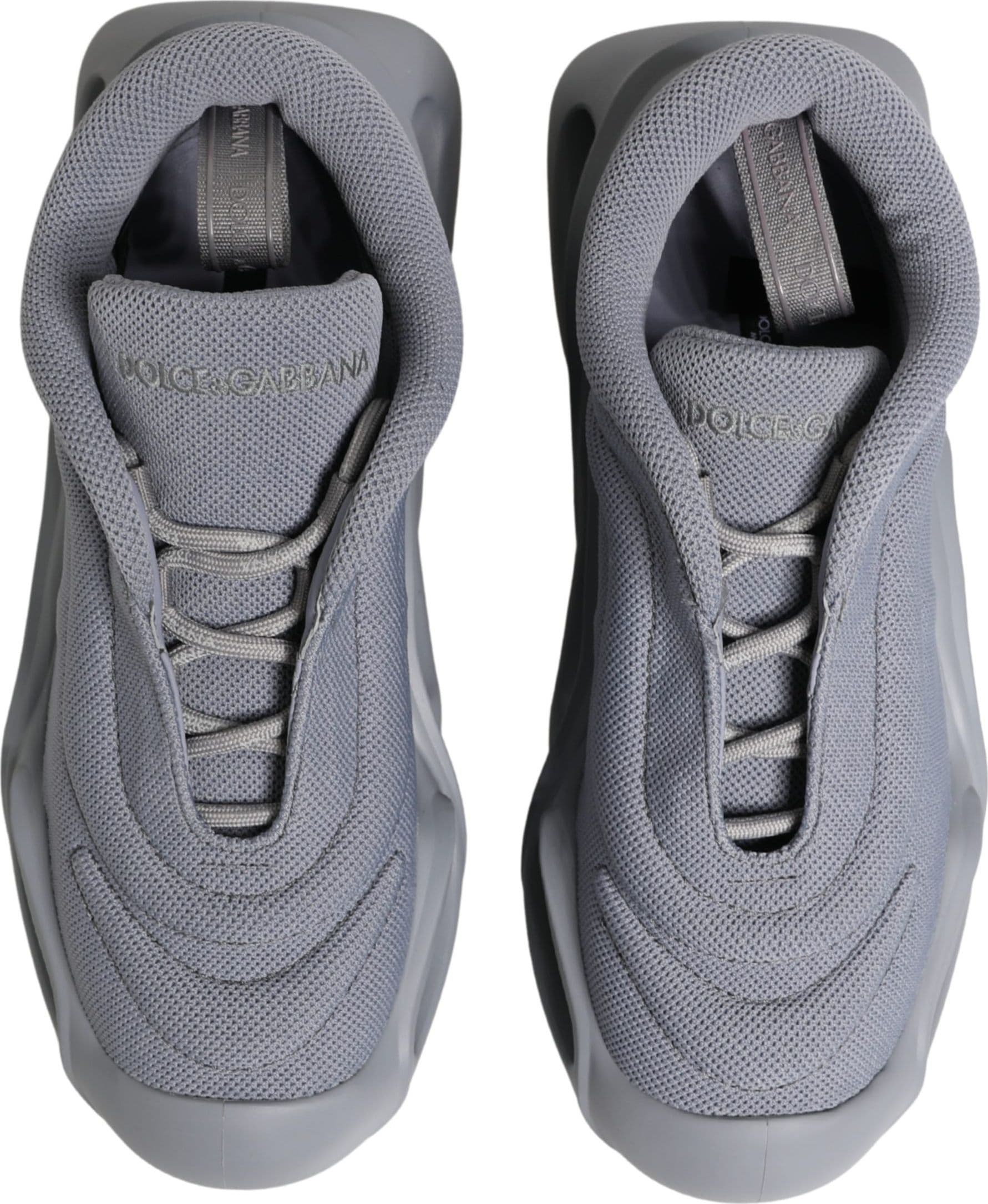 Dolce & Gabbana Gray Slip On Wave Low Top Sneakers - 2