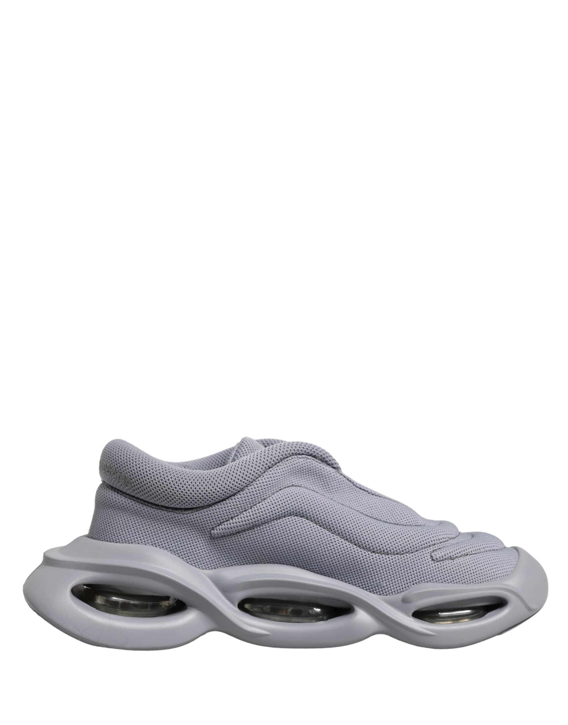 Dolce & Gabbana Gray Slip On Wave Low Top Sneakers - 7