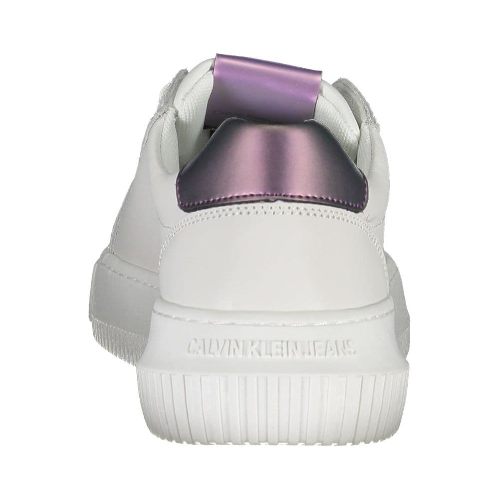 Calvin Klein Bianco Leather Women Sneaker - 3