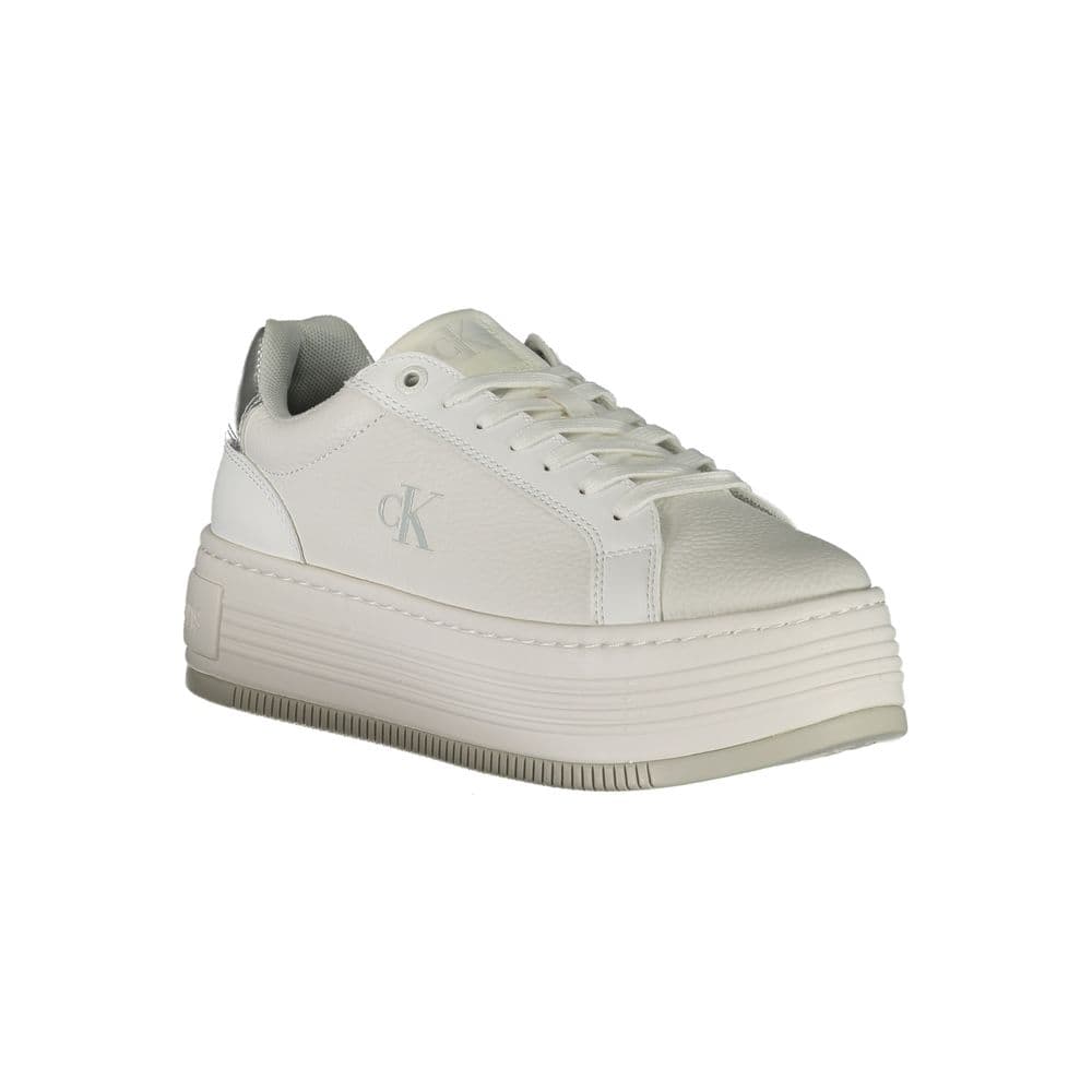 Calvin Klein Bianco Leather Women Sneaker - 2