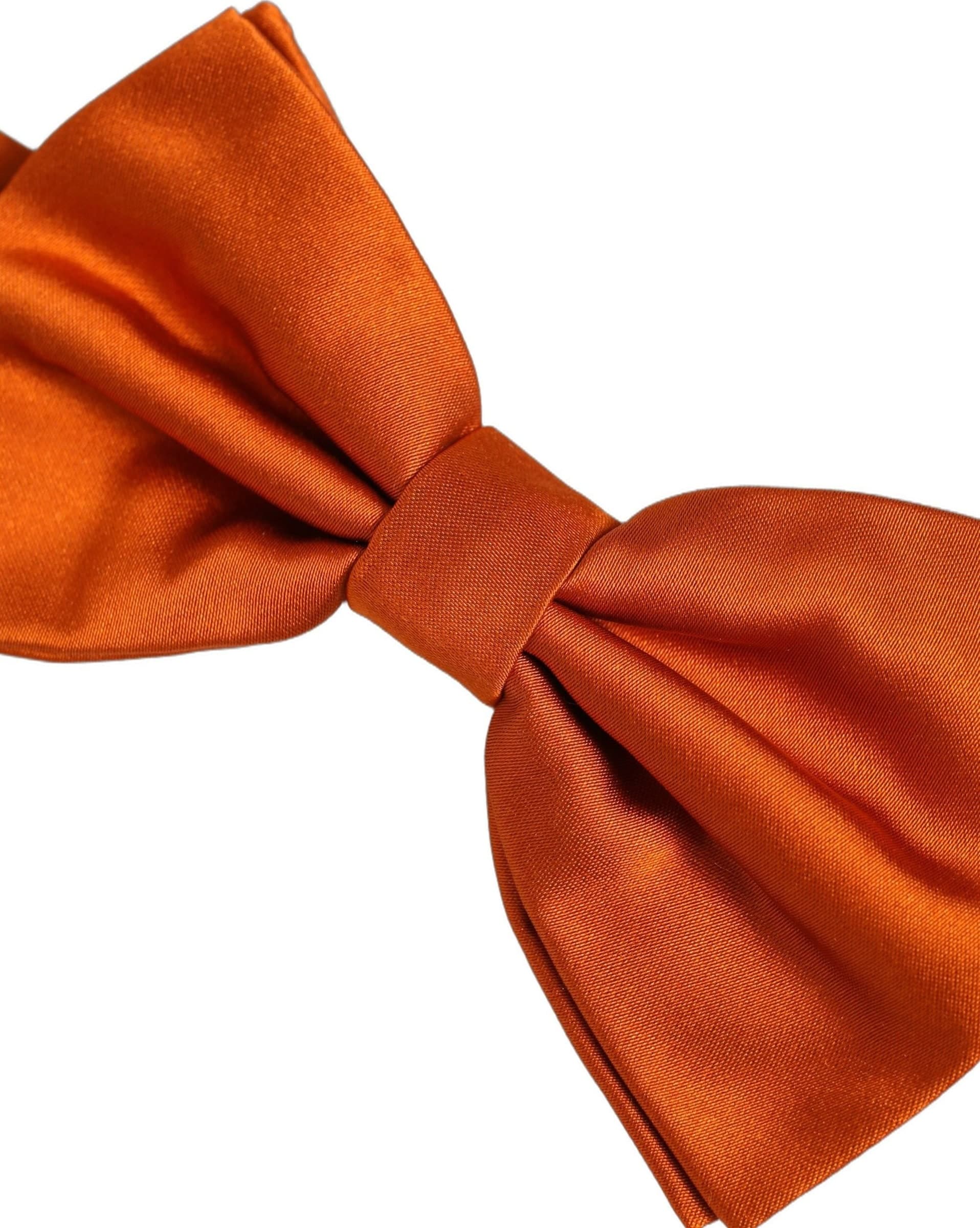 Dolce & Gabbana Men Orange 100% Silk Adjustable Neck Papillon Bow Tie - 4