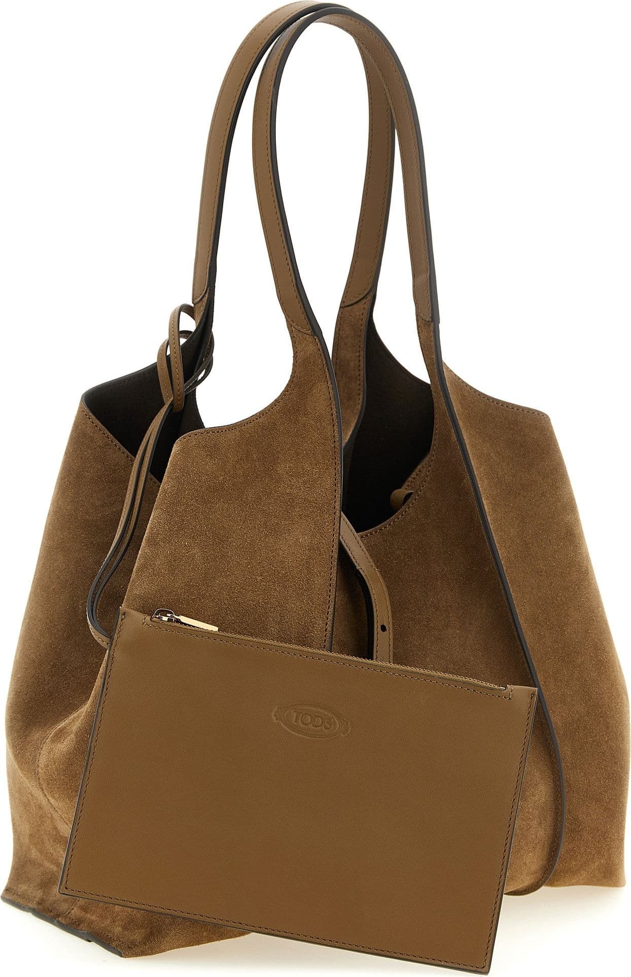 Tod's Brown Calfskin Tote Bag - 3