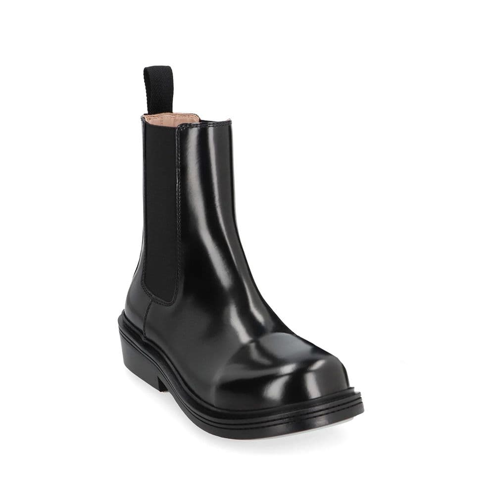 Bottega Veneta Black Calfskin Chelsea Boots - 2