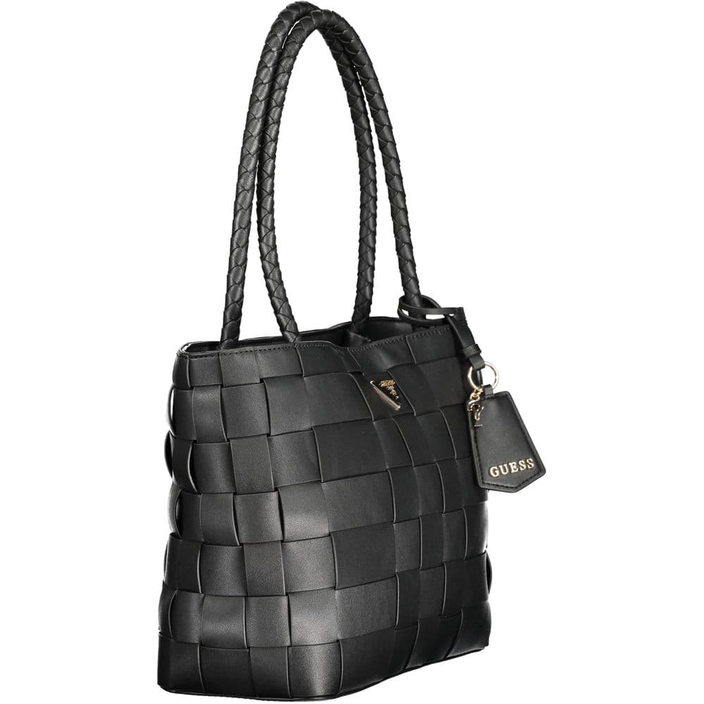 Guess Jeans Nero Poliuretano Women Handbag - 3