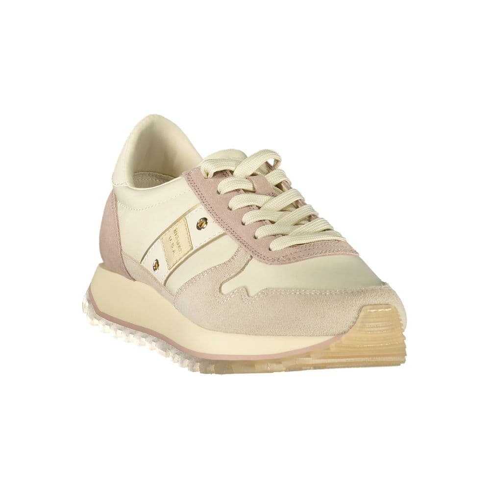 Blauer Beige Leather Women's Sneaker - 2