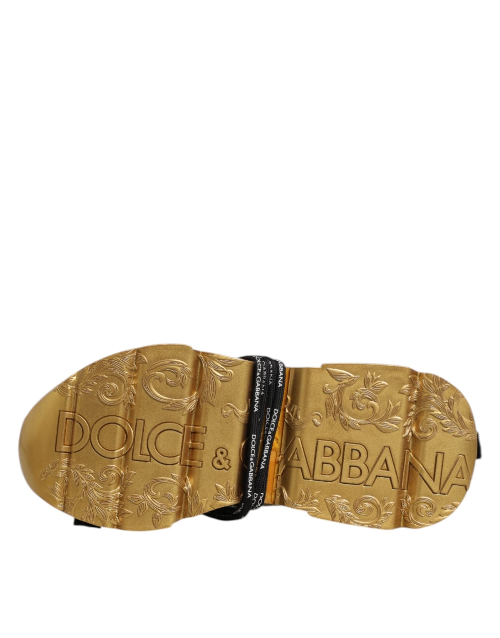 Dolce & Gabbana Multicolor Daymaster Low Top Sneakers Shoes - 8
