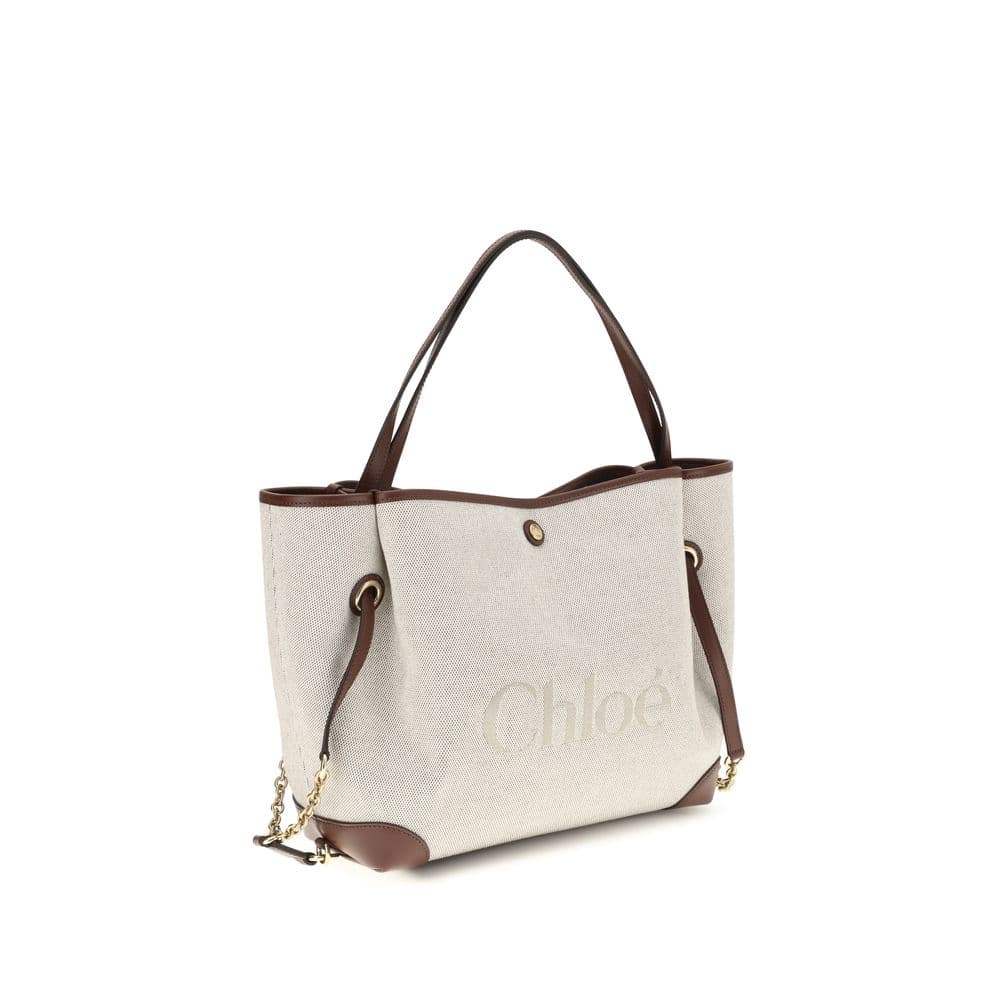 Chloé Beige Cotton Shoulder Bag - 2