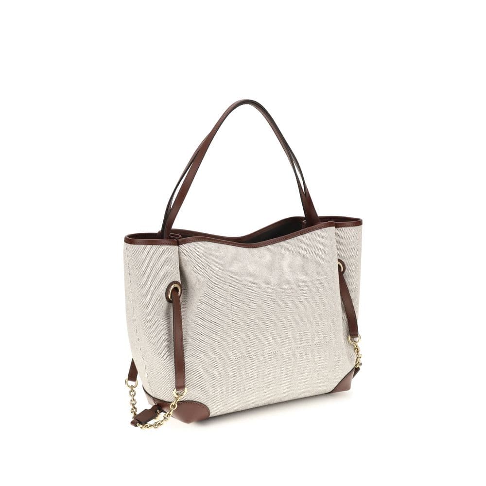 Chloé Beige Cotton Shoulder Bag - 3