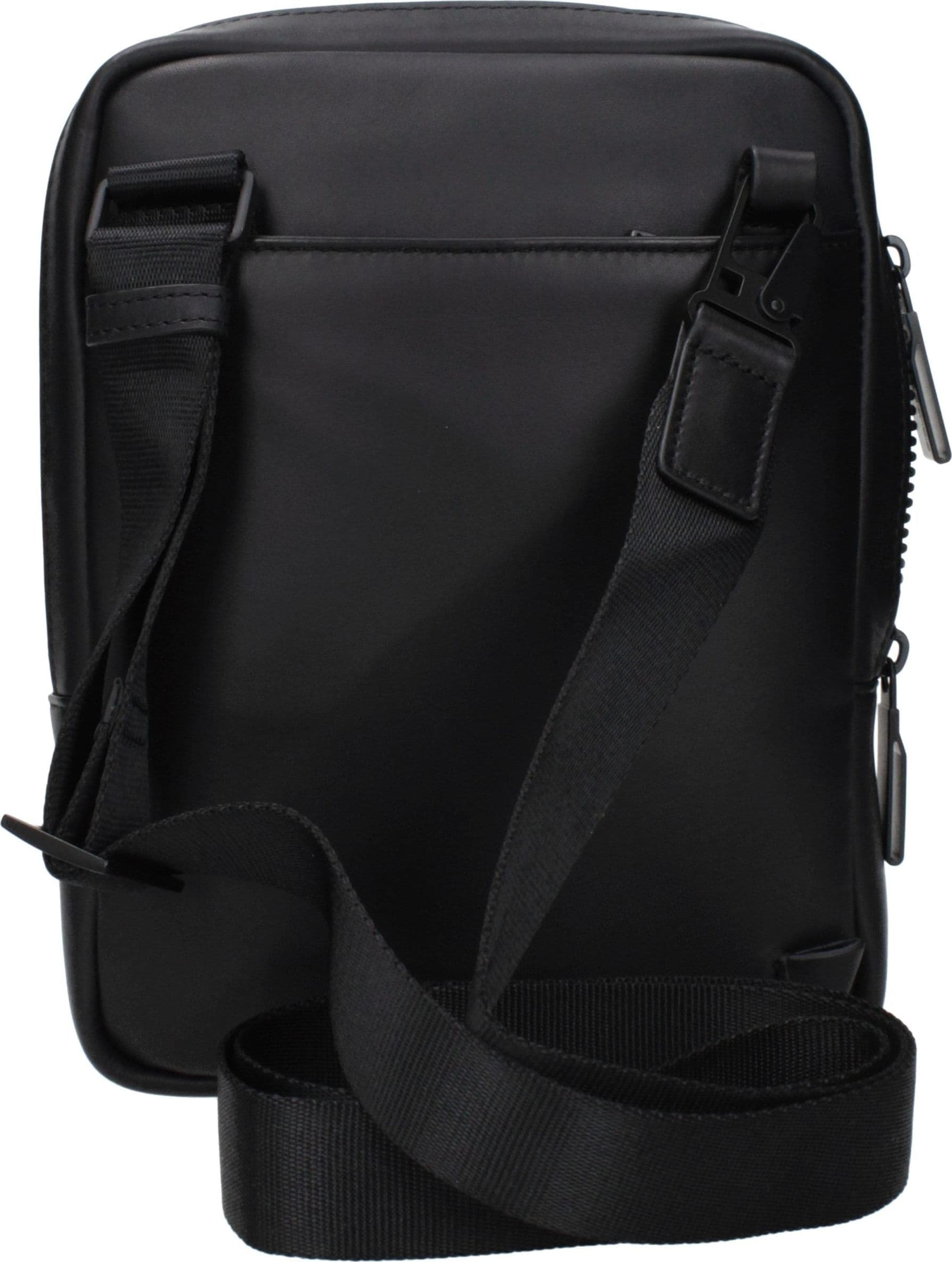 Piquadro Black Leather Crossbody Bag - 3