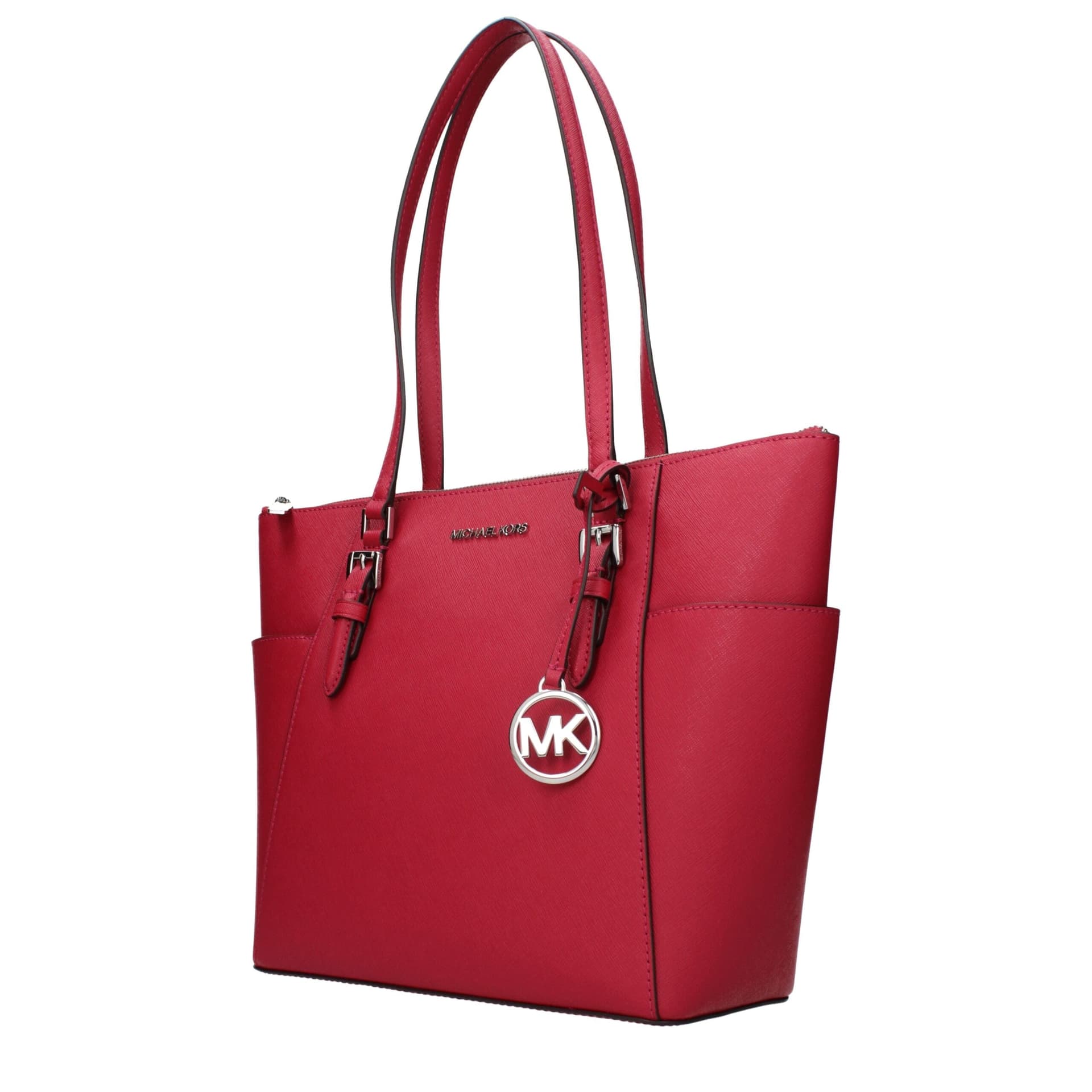 Michael Kors Red Leather Shoulder Bag - 2