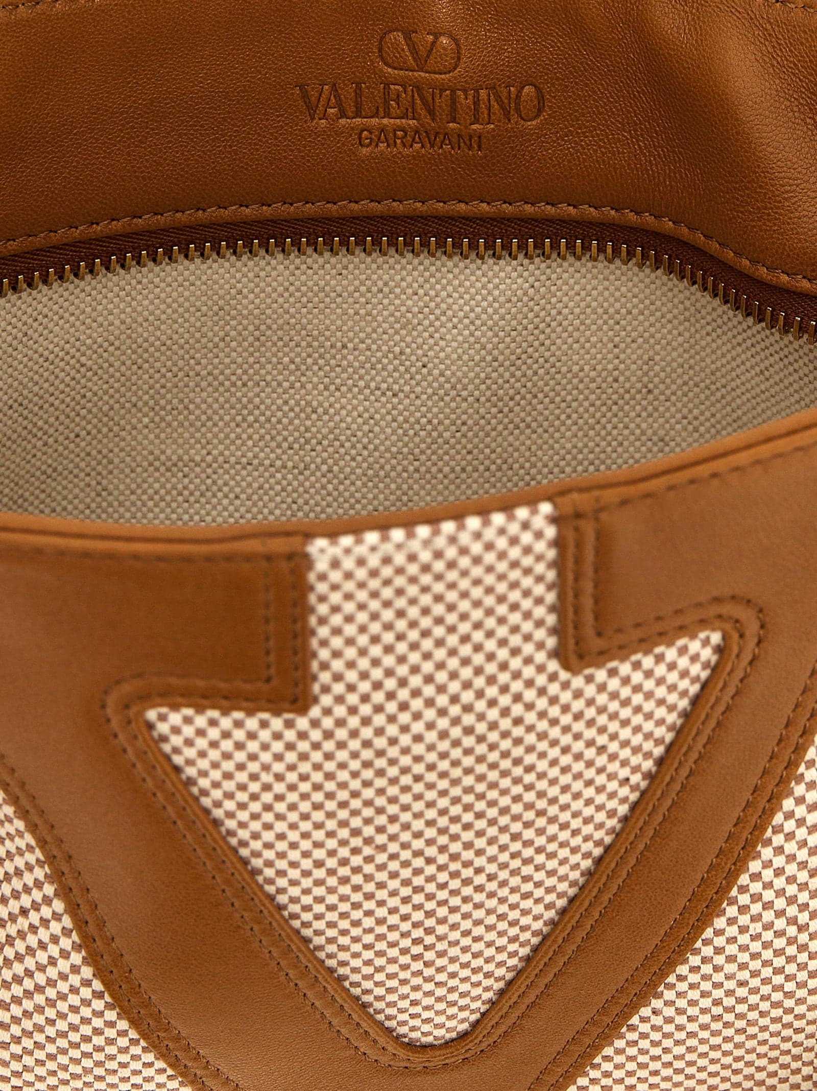 Valentino Garavani Beige Cotton Tote Bag - 4