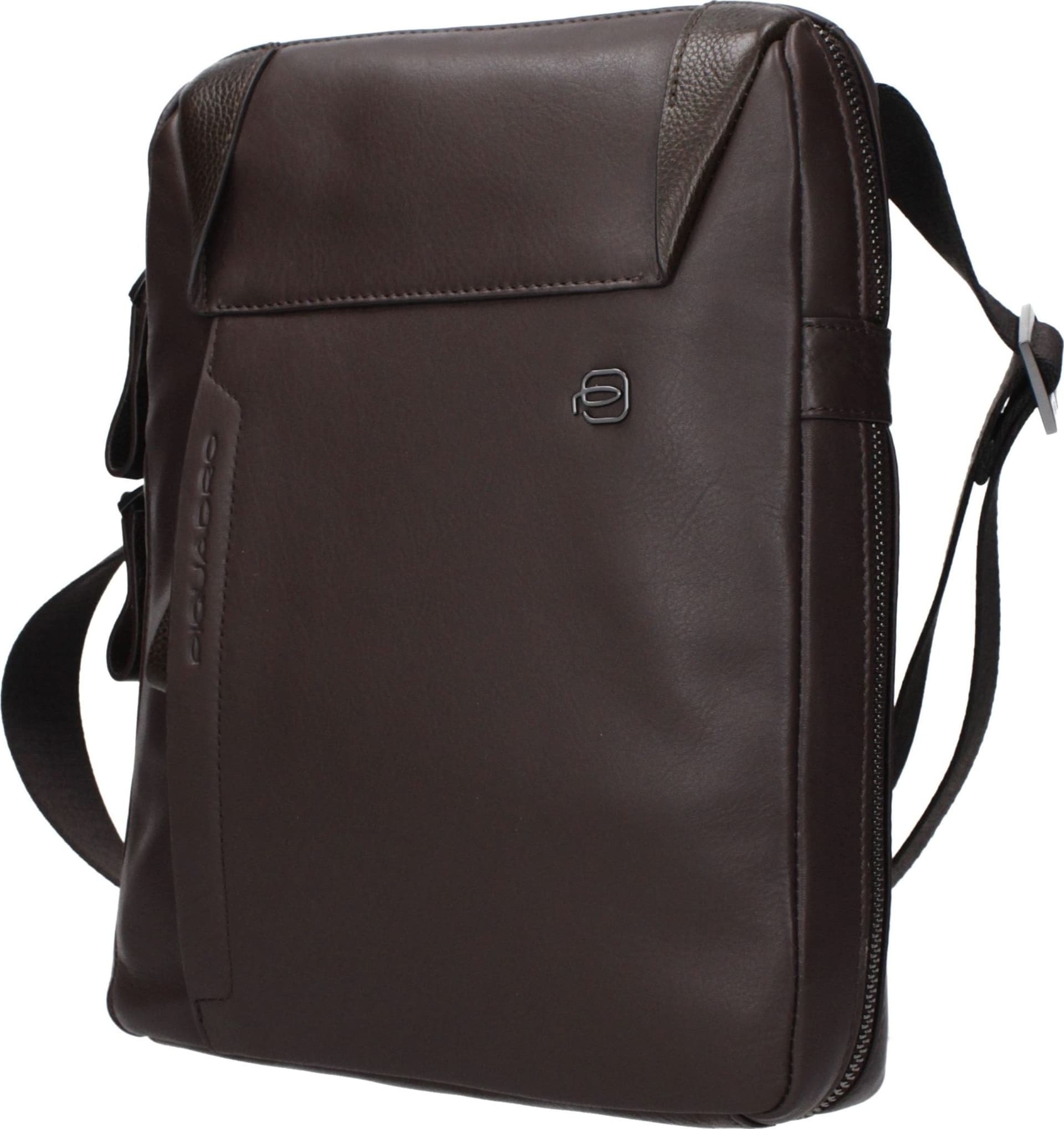Piquadro Brown Leather Crossbody Bag - 2