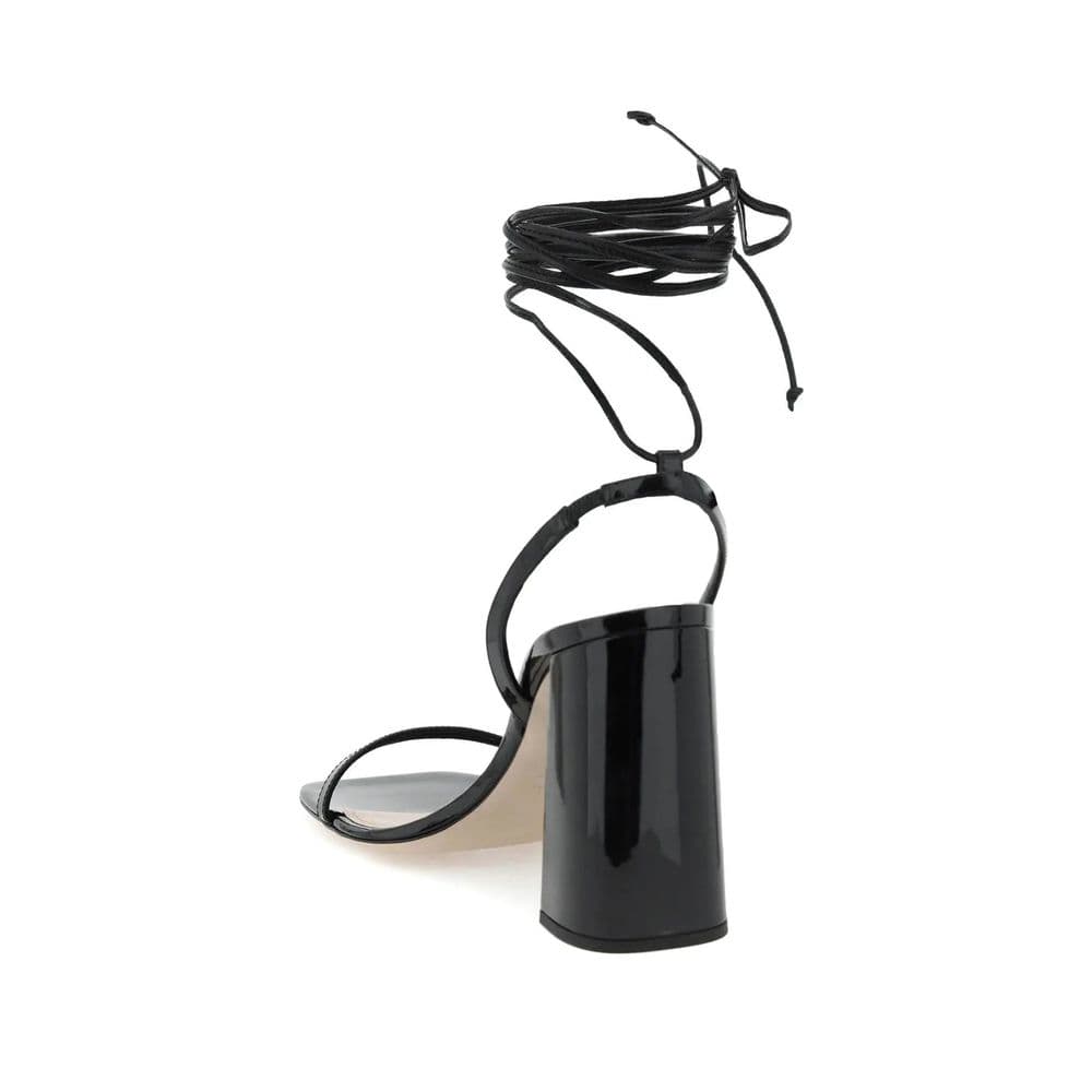 Miu Miu Black Calfskin Sandals - 3