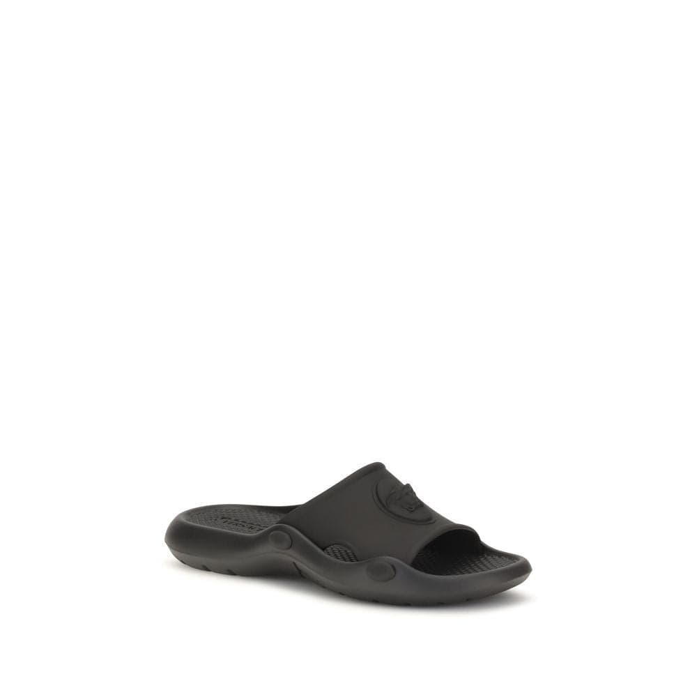 Versace Black Rubber Sandals - 2