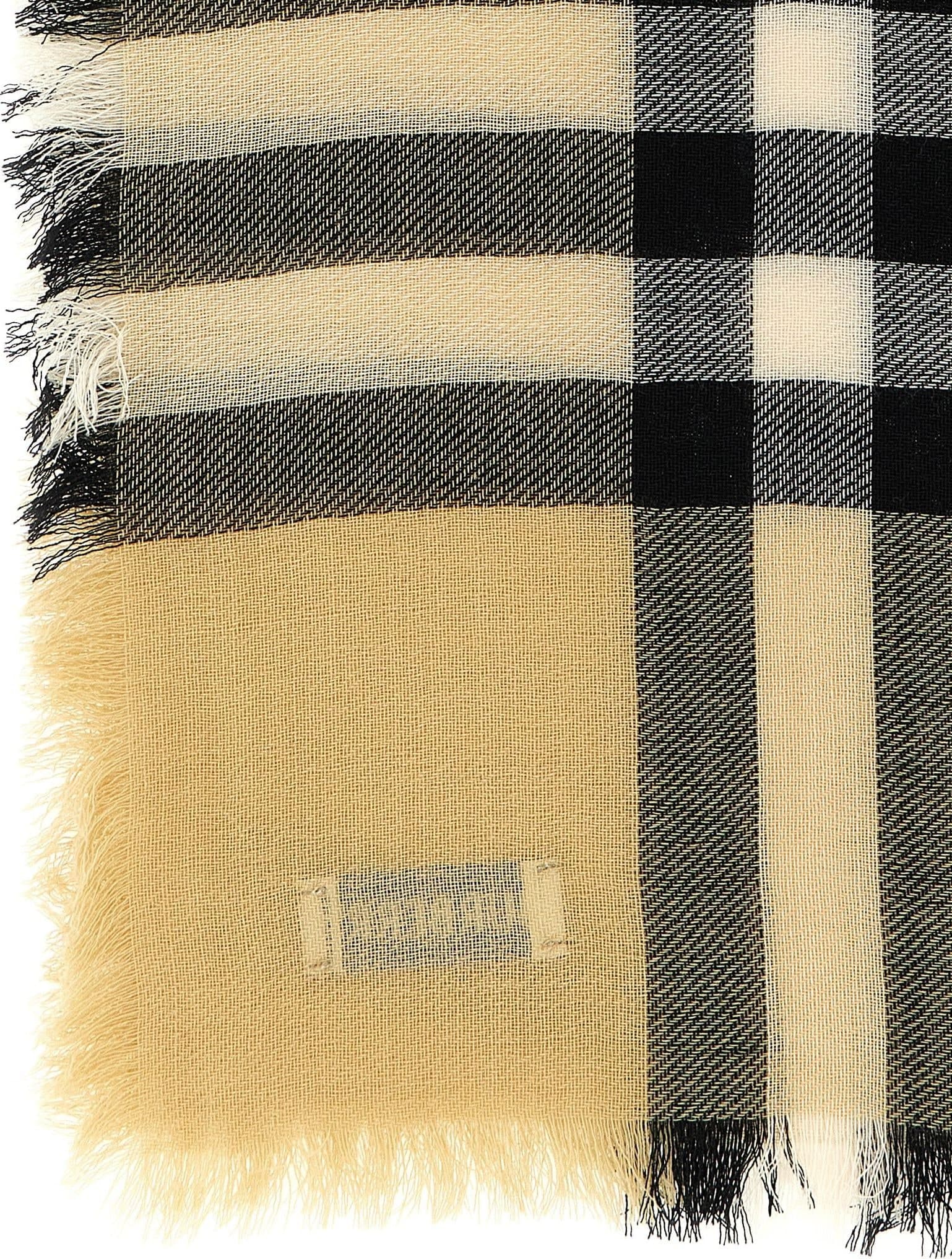 Burberry Beige Wool Scarf - 2