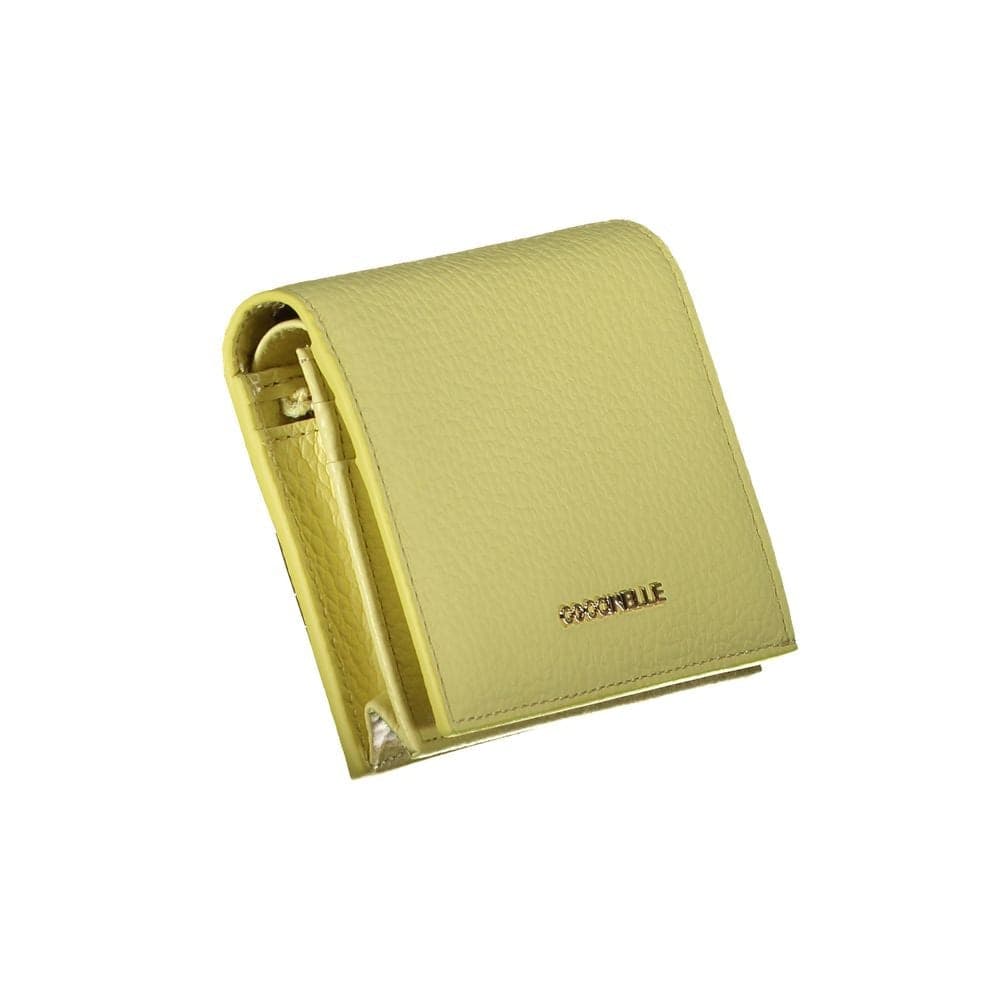 Coccinelle Giallo Leather Woman Wallet - 3