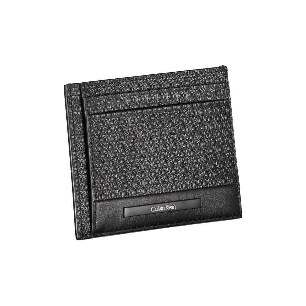 Calvin Klein Black Polyester Men's Shoulder Bag - 3