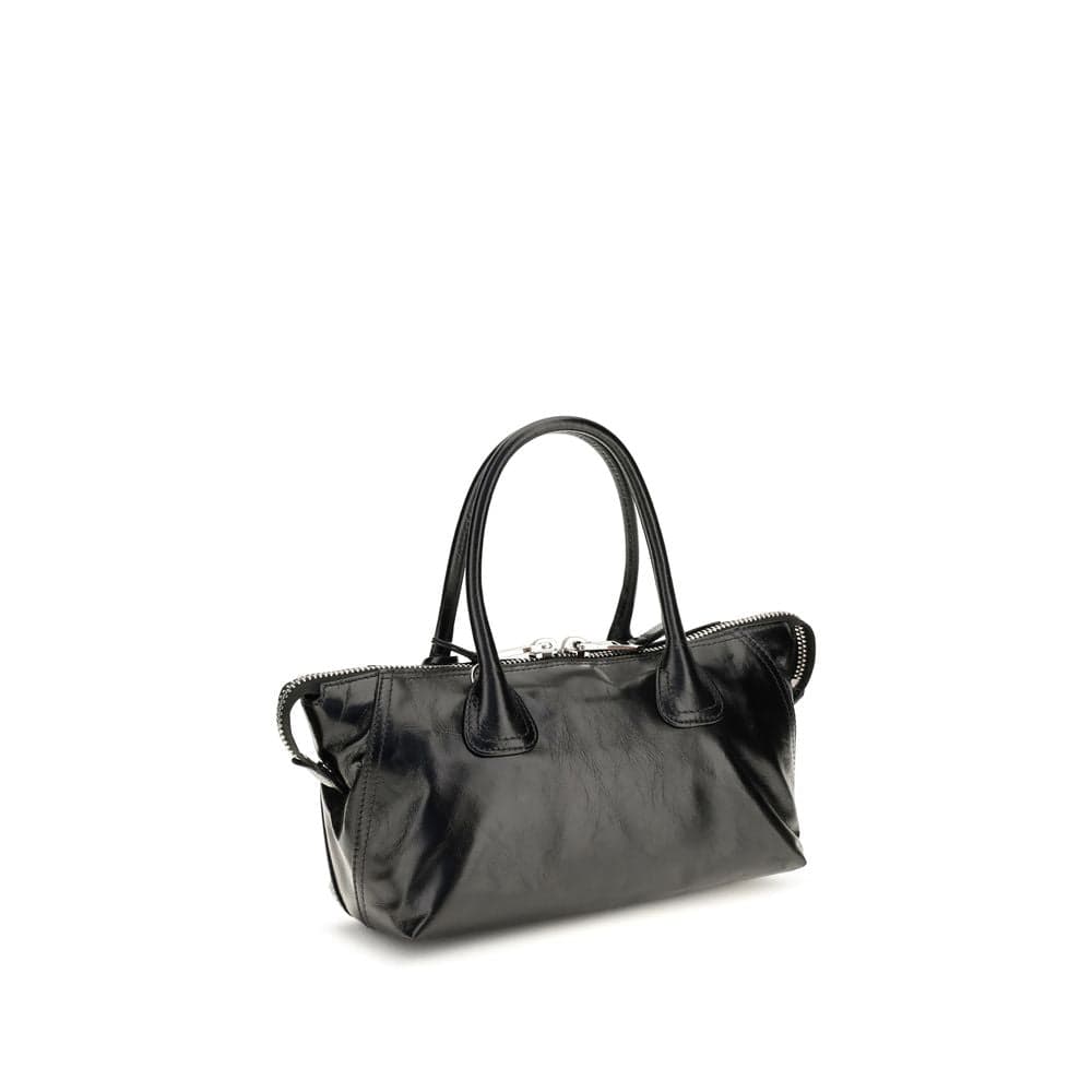 Miu Miu Black Calf Leather Bos Taurus Handbag - 3