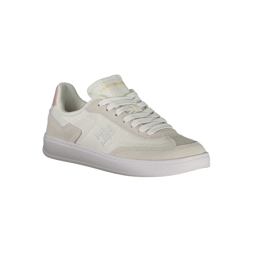 Tommy Hilfiger White Polyurethane Women Sneaker - 2