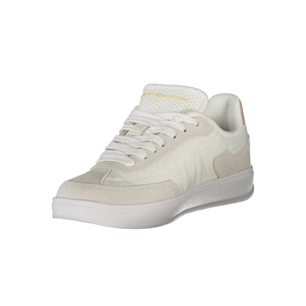 Tommy Hilfiger White Polyurethane Women Sneaker - 3