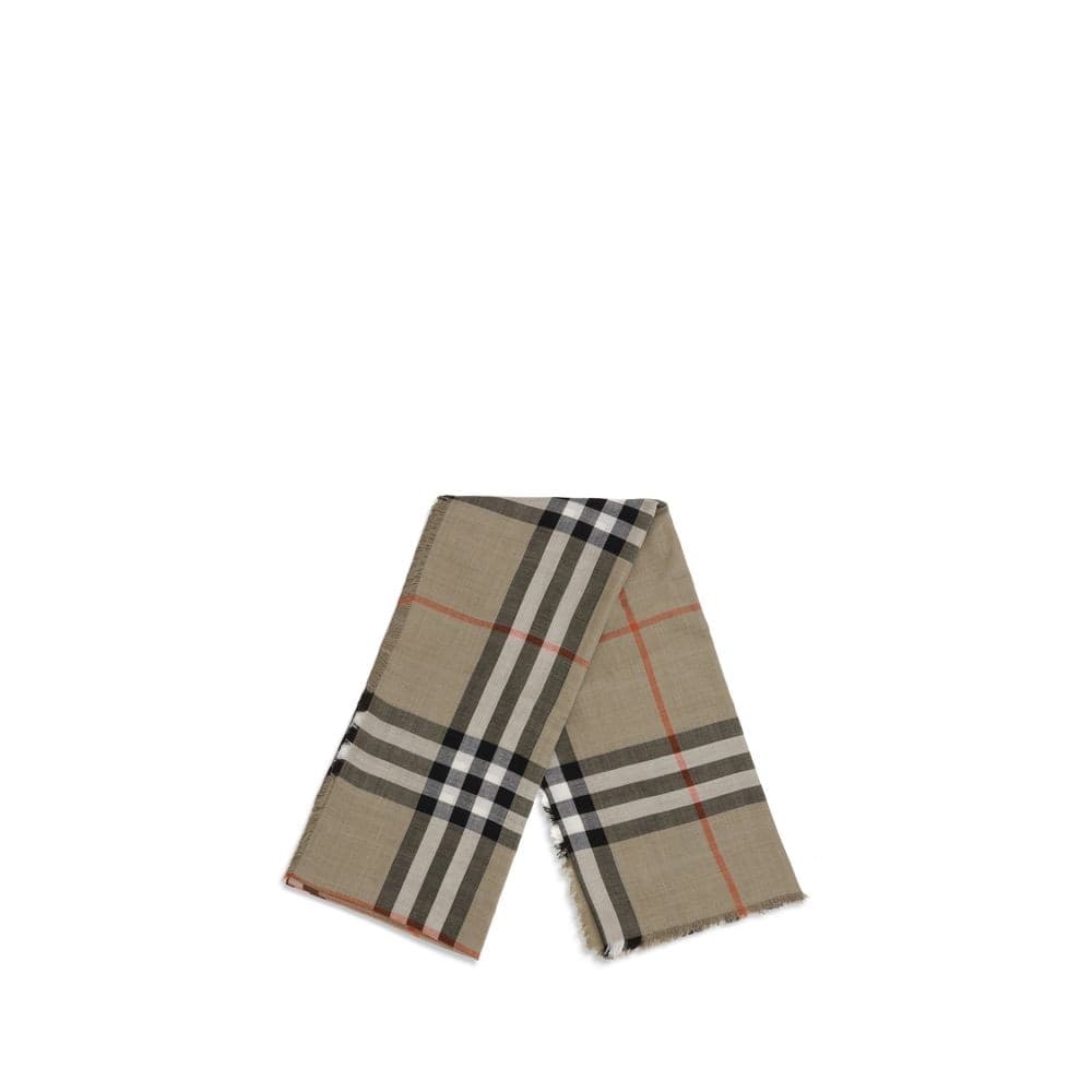 Burberry Beige Wool Oves Aries Scarf - 2