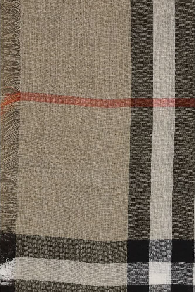 Burberry Beige Wool Oves Aries Scarf - 3