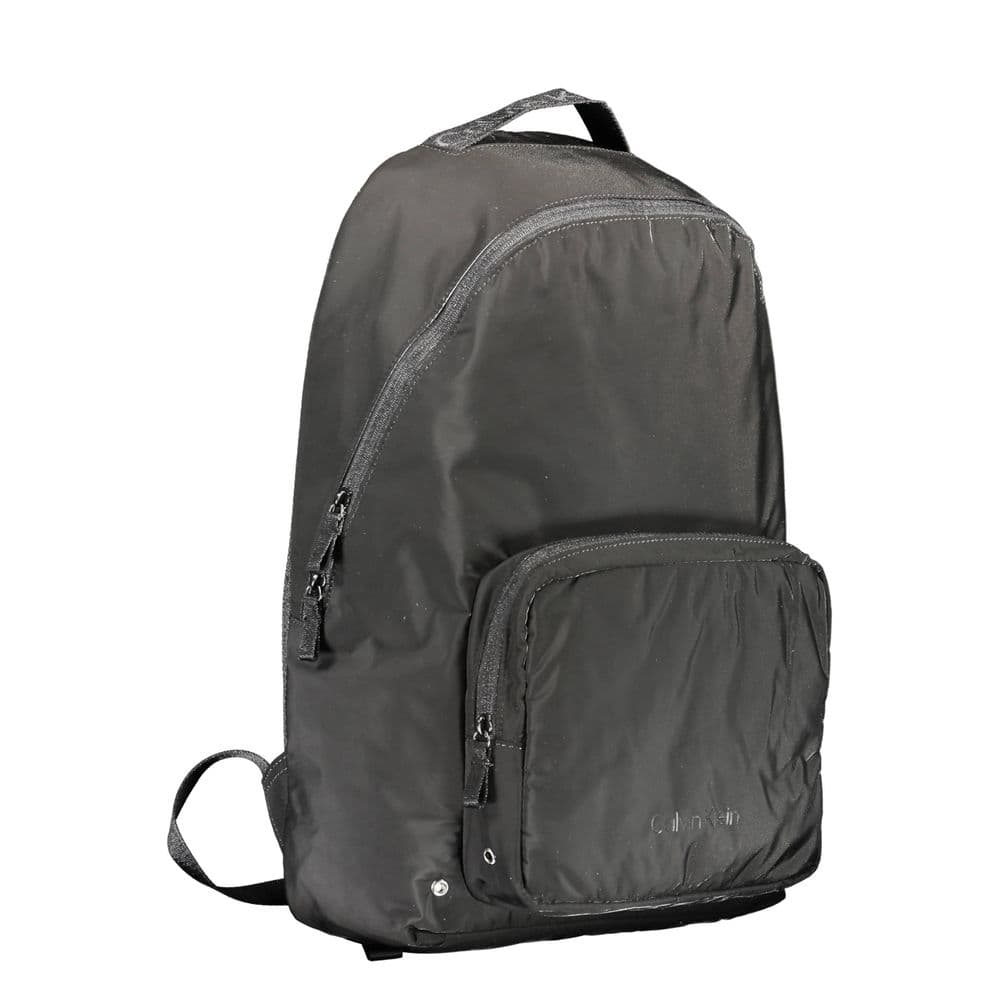 Calvin Klein Black Recycled Polyester Men Backpack - 3