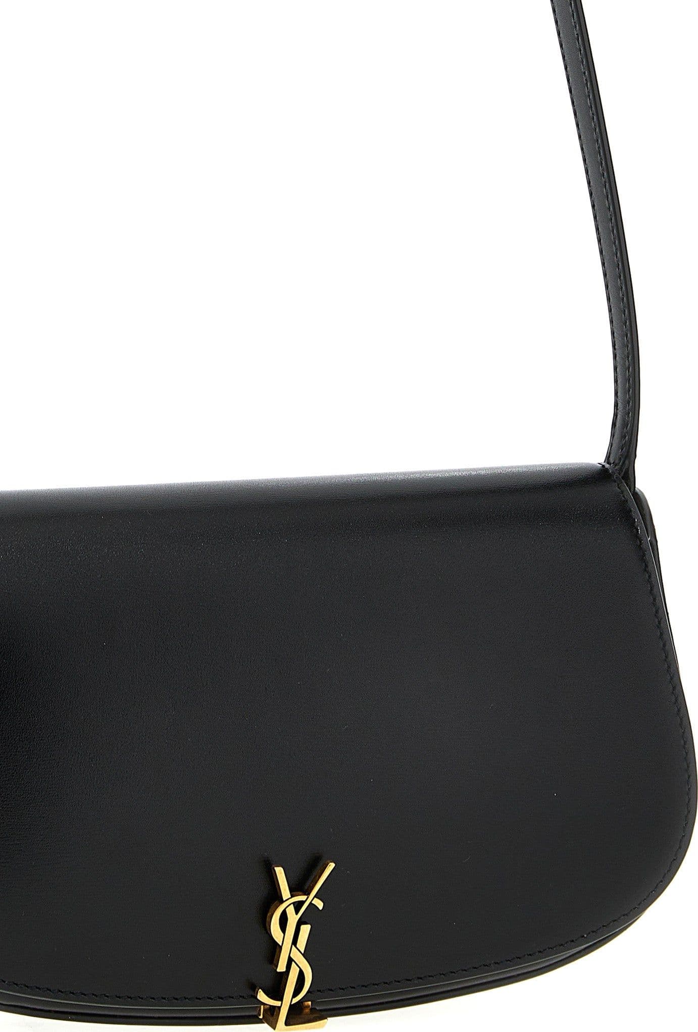 Saint Laurent Black Calfskin Shoulder Bag - 3